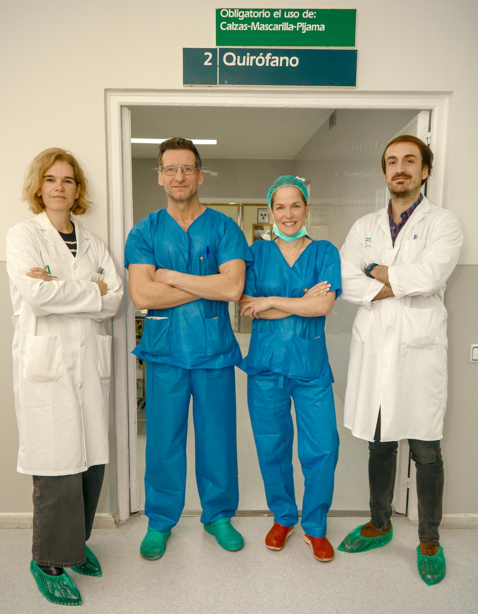 Equipo de Neurocirugía y Neurología Hospital Virgen del Rocío, en Sevilla