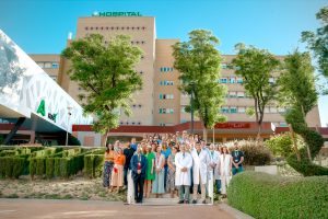 Grupo motor de personas que intervienen en la Memoria del año 2023, del Hospital Universitario Virgen del Rocío, Sevilla.