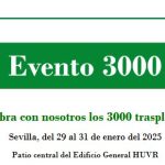 EVENTO 3000. Celebra con nosotros los 3000 trasplantes