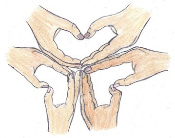 manos corazón