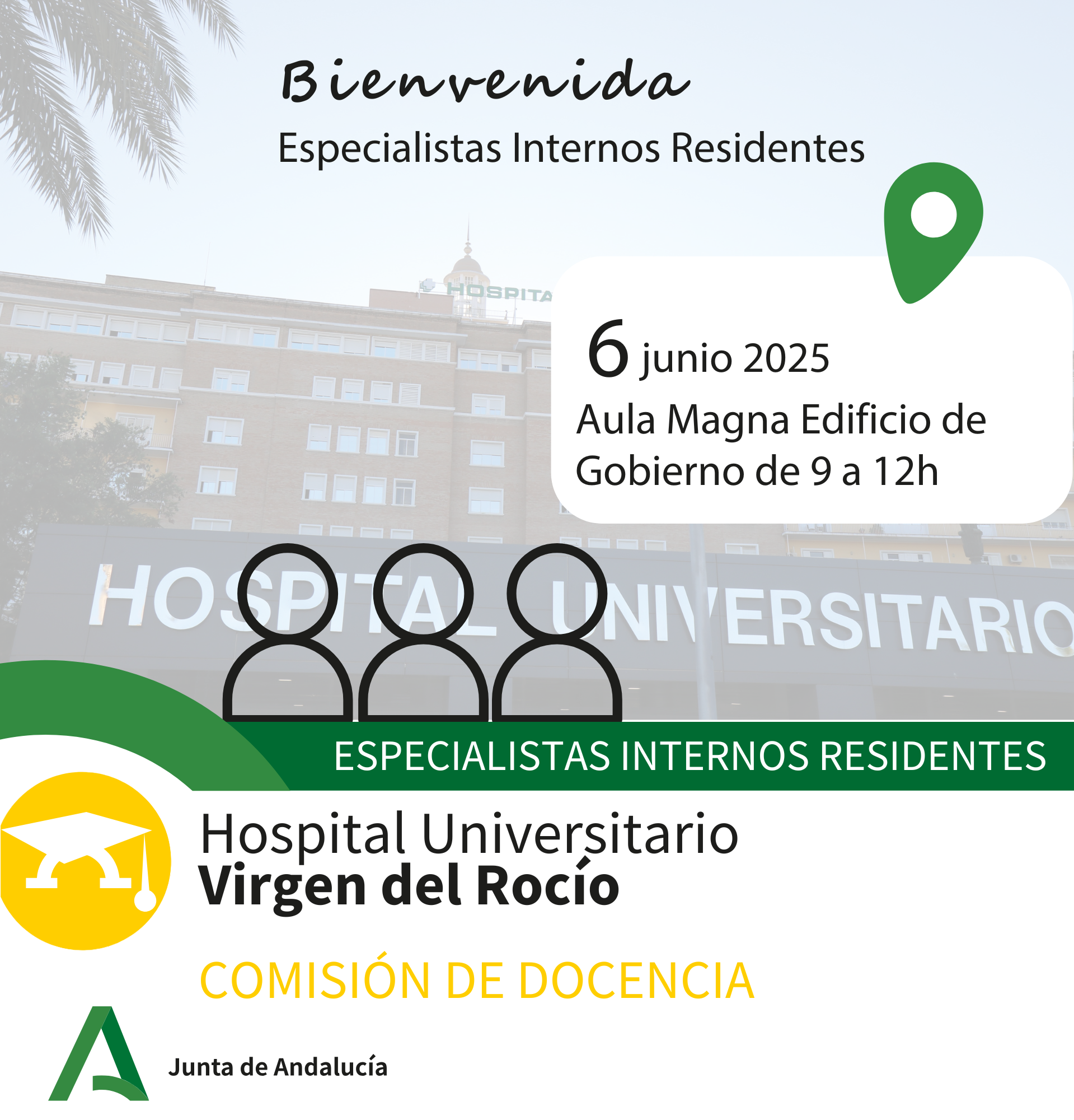 Bienvenida Especialistas Internos Residentes